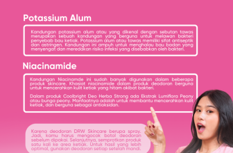 Bebas Bau Badan dengan Deodoran DRW Skincare, Cek di Sini Kandungan dan Cara Pakainya!